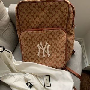 Gucci backpack Yankees